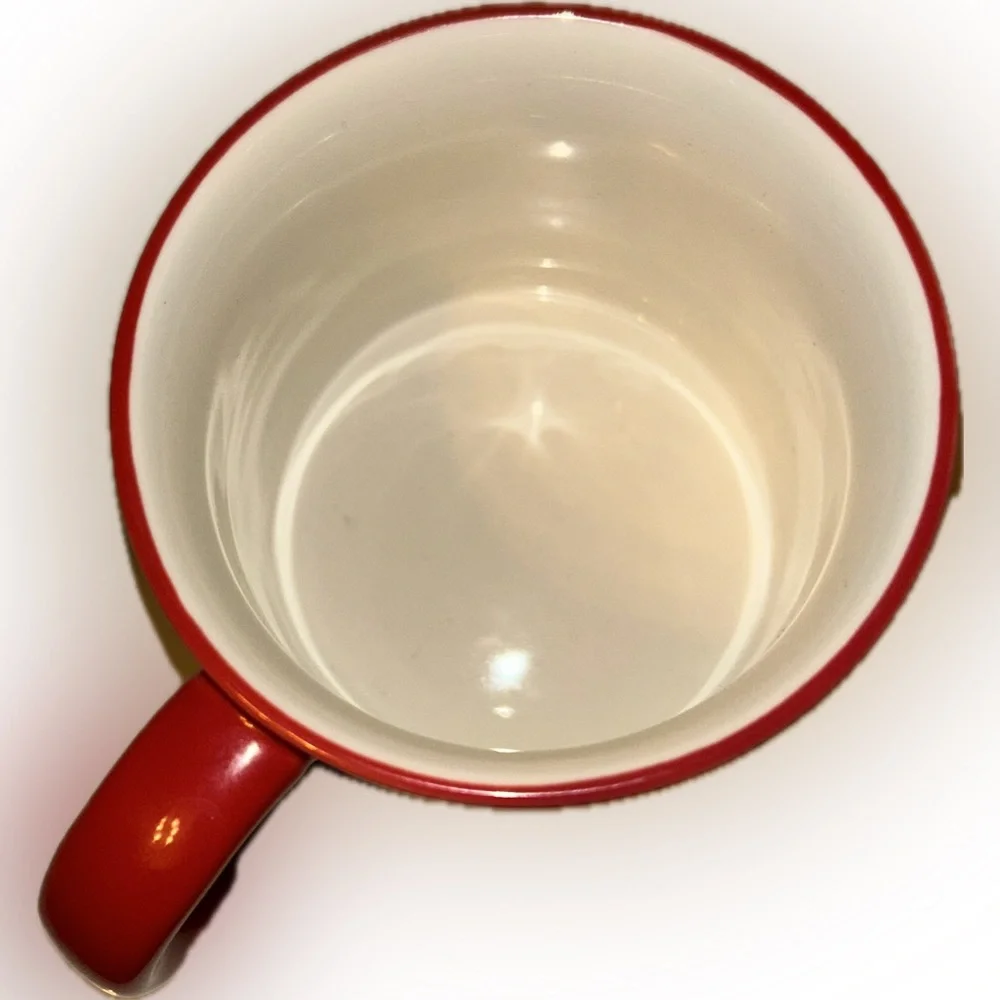 Caribou Coffee 2020 Red Ceramic Christmas Holiday Ornaments 12oz Mug Cup Handle